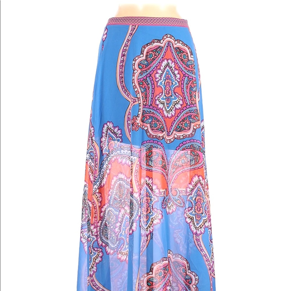HALE BOB | Medium | Blue Print Maxi Skirt